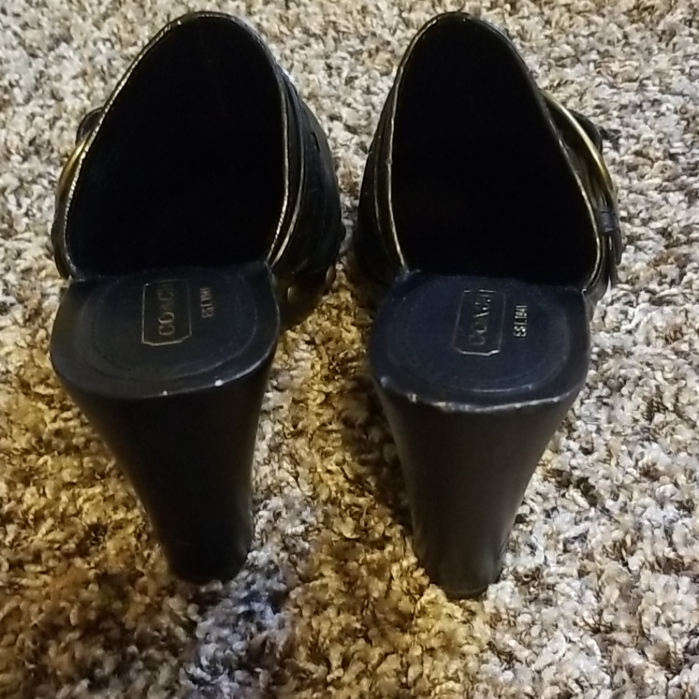 Coach Ileen buckle studded clogs - Picture 4 of 7